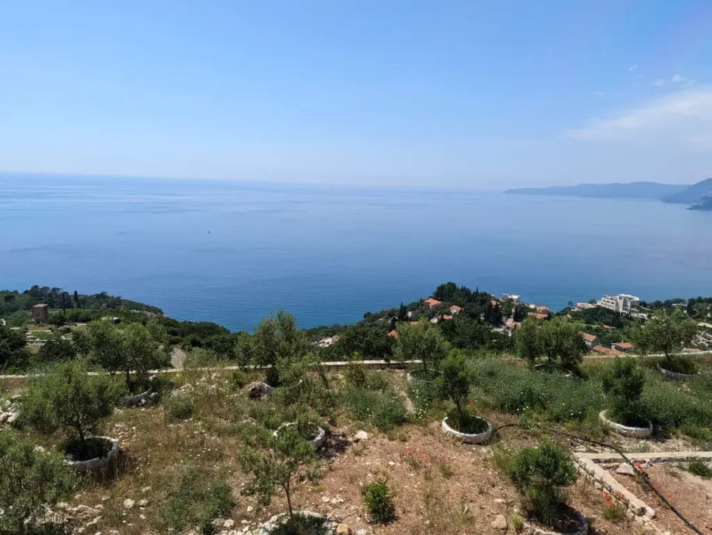 Panoramski pogled na more