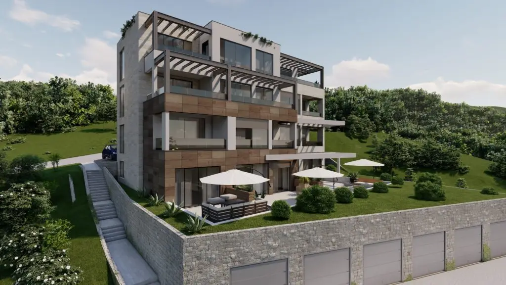 Urbanizovan plac za izgradnju stambene zgrade u Tivtu