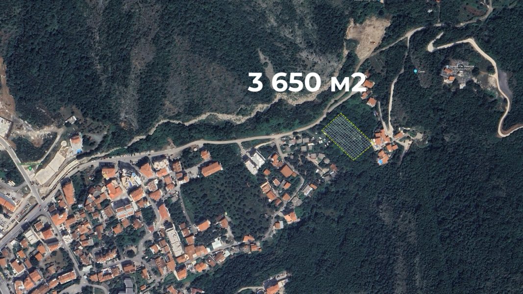 zemljište u Bečićima sa pogledom na more