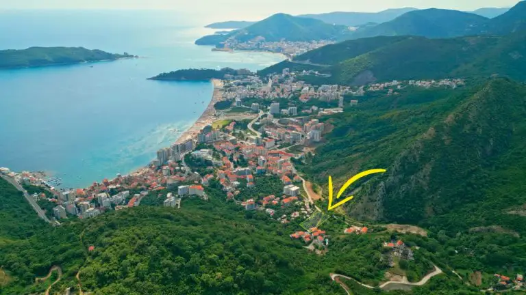 zemljište u Bečićima sa pogledom na more
