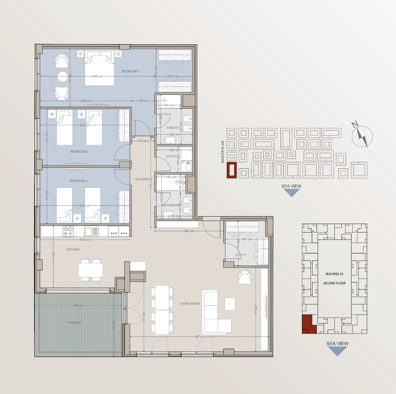 Ilustrativni plan penthouse apartmana